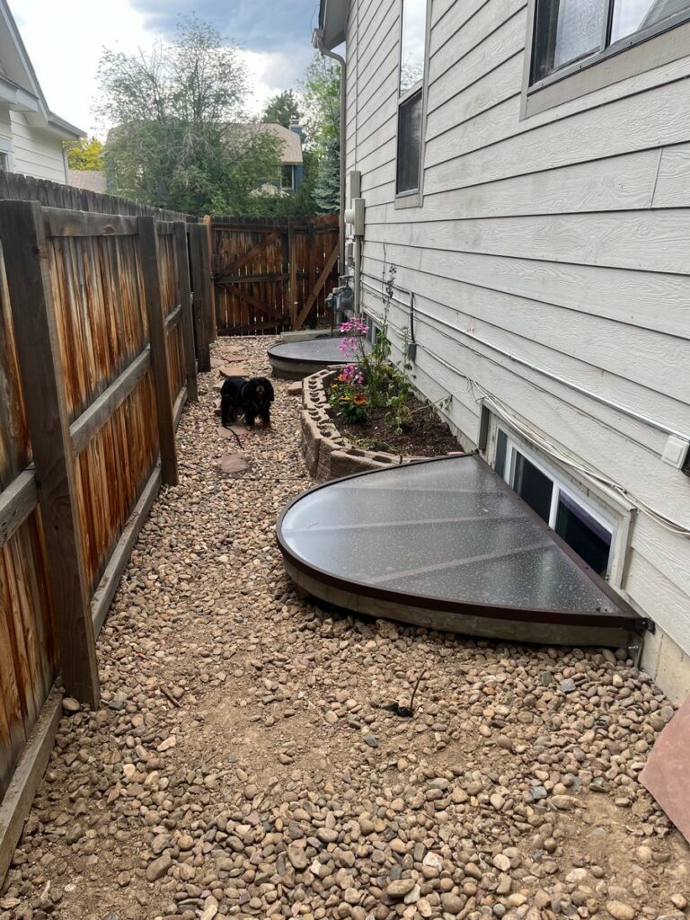 Rockwell Window Well and Pella Slider Installation in Arvada CO