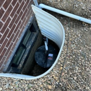 Basement Window Sump Pump Installation